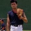 Charlie Sheen playing basebal 